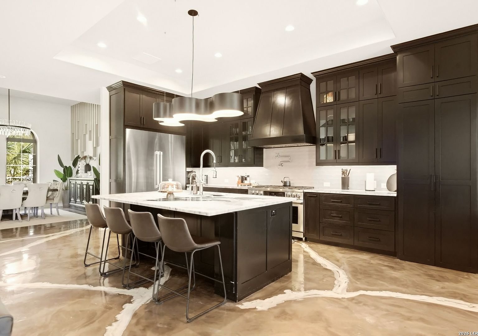 Kitchen with double oven