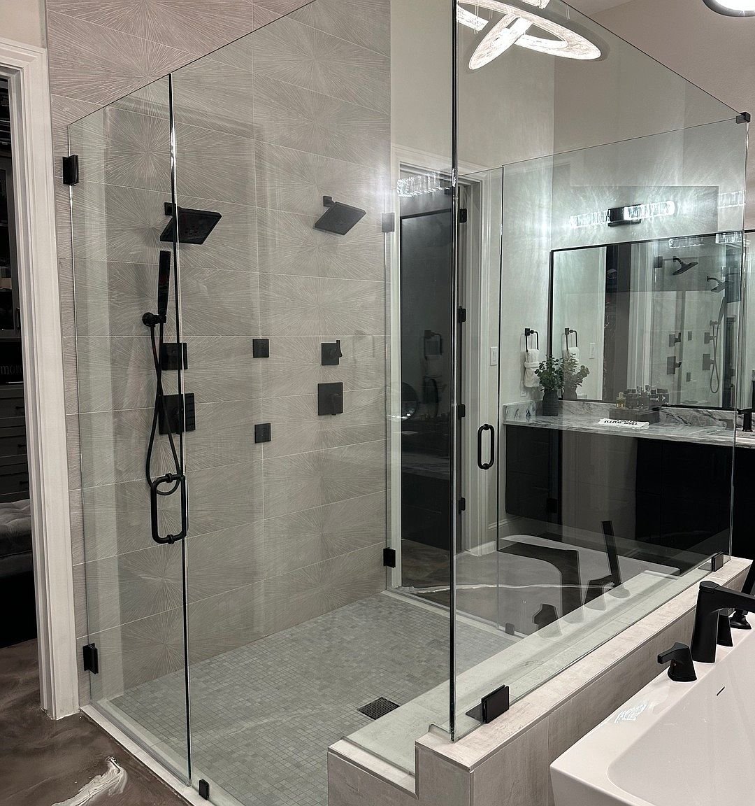 Primary bath double vanity