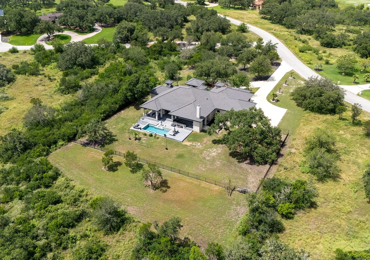 Aerial view of the acreage